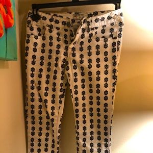 Printed pants from free people. Size 25.